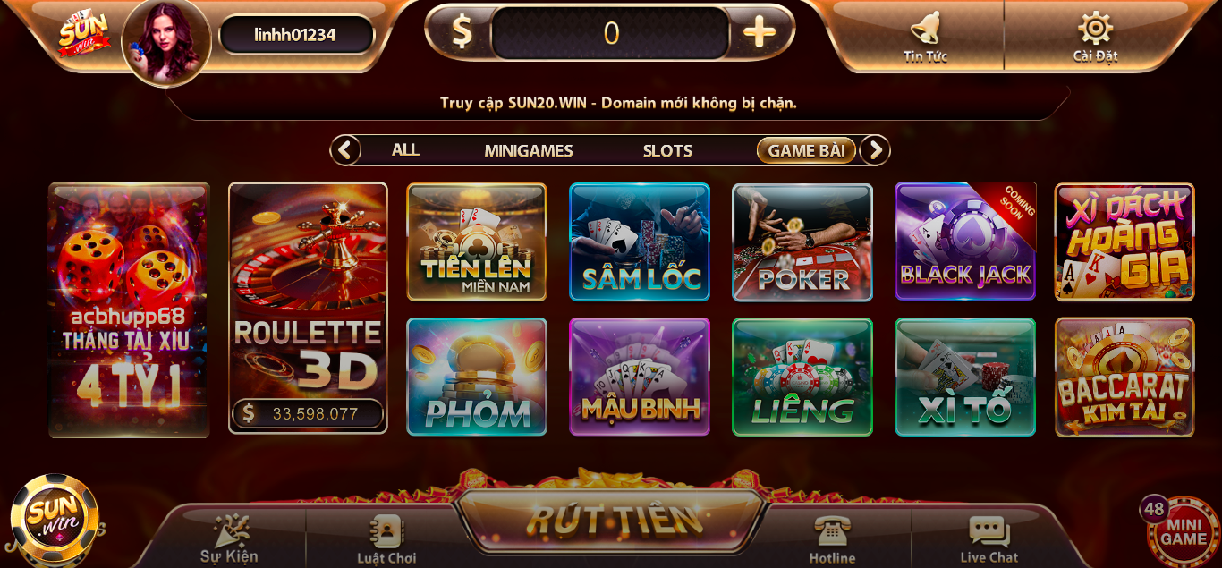 Giới thiệu game bài đổi thưởng uy tín Liêng Sunwin