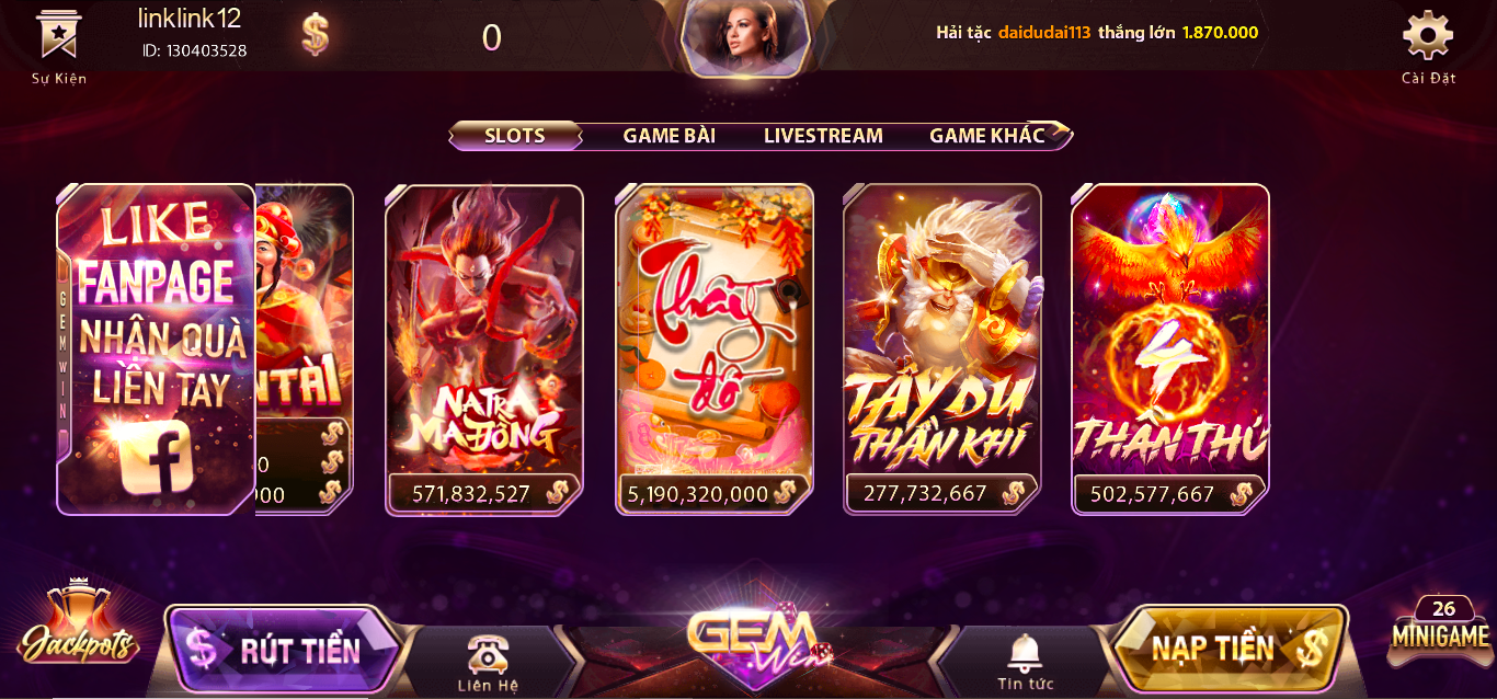 Giới thiệu Tây du thần khí tại cổng game bài đổi thưởng uy tín Gemwin