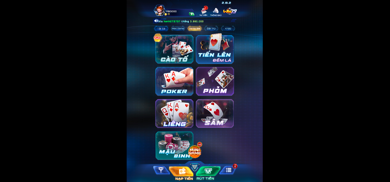 Tổng quan về game bài đổi thưởng Liêng tại Win79