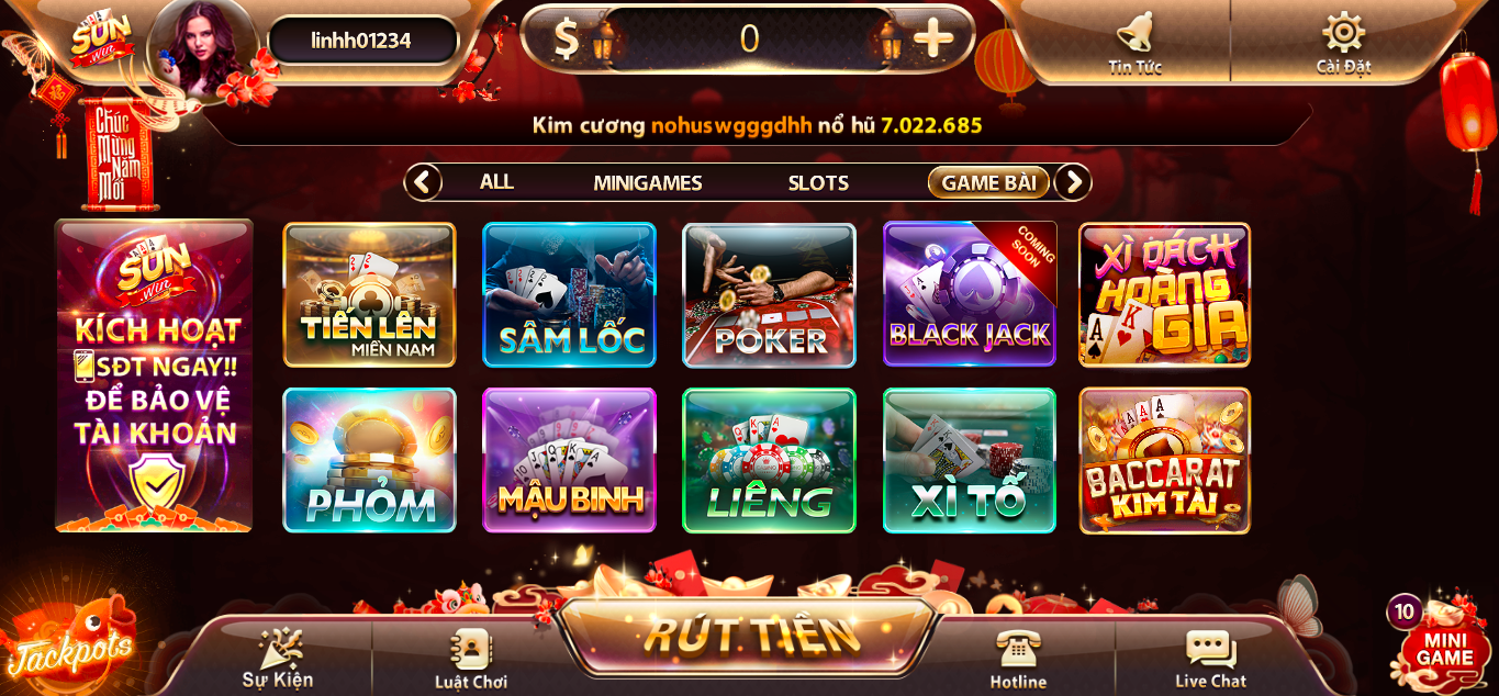 Baccarat kim tài tại Sunwin là game bài đổi thưởng như thế nào?