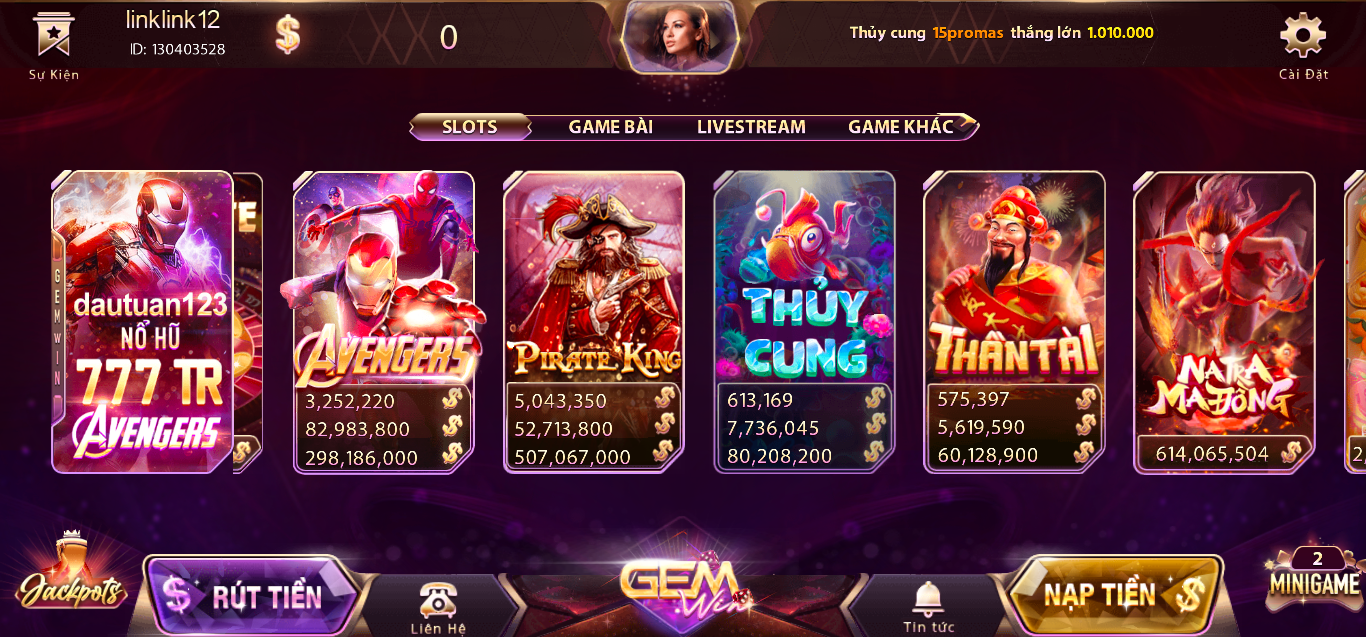 Nội dung cơ bản game Pirate King tại cổng game đánh bài Gemwin
