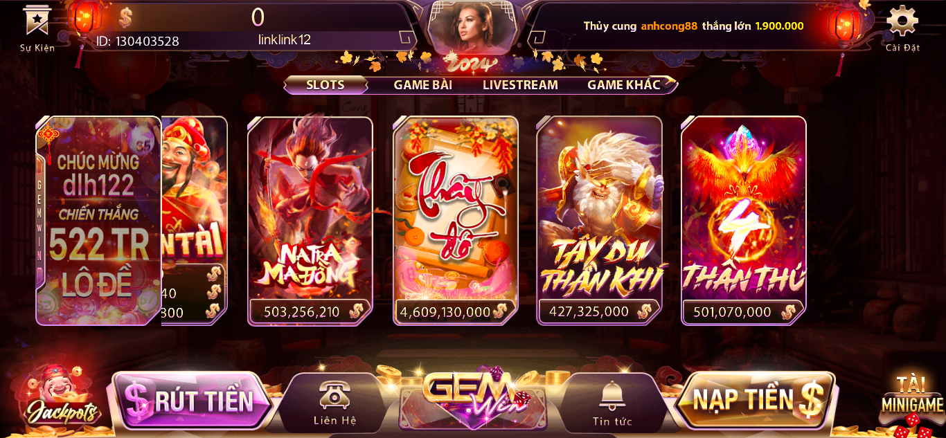 Giới thiệu game Thần Thú tại cổng game đánh bài Gemwin