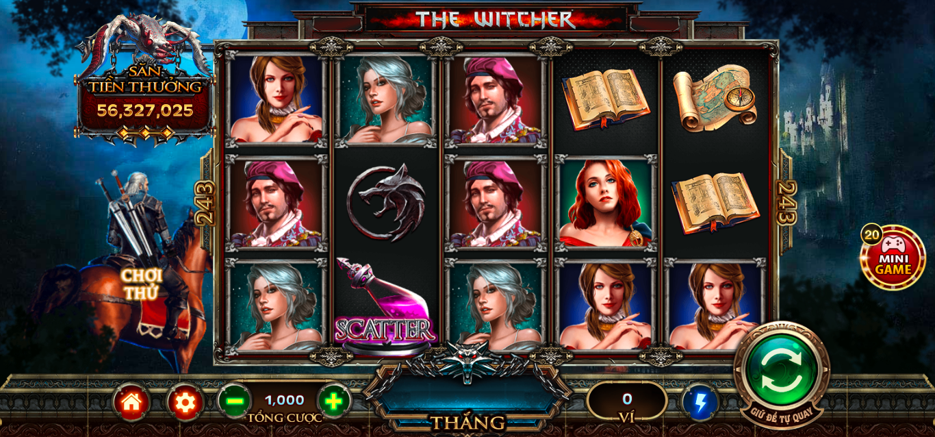 Đặc điểm cần biết về Witcher tại cổng game đánh bài đổi thưởng Hitclub