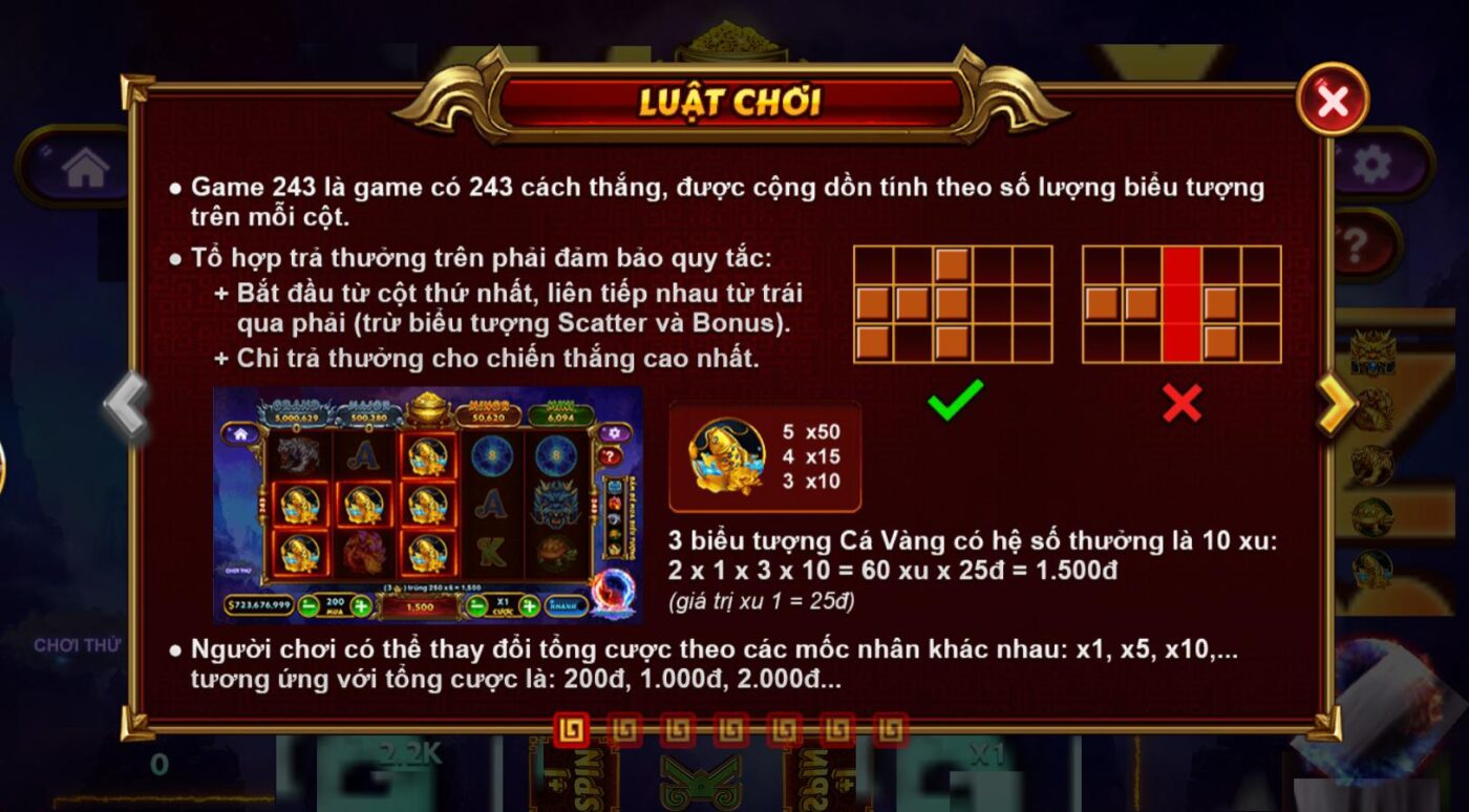 Hướng dẫn chơi Kho Báu Tứ Linh cổng game đánh bài đổi thưởng Go88