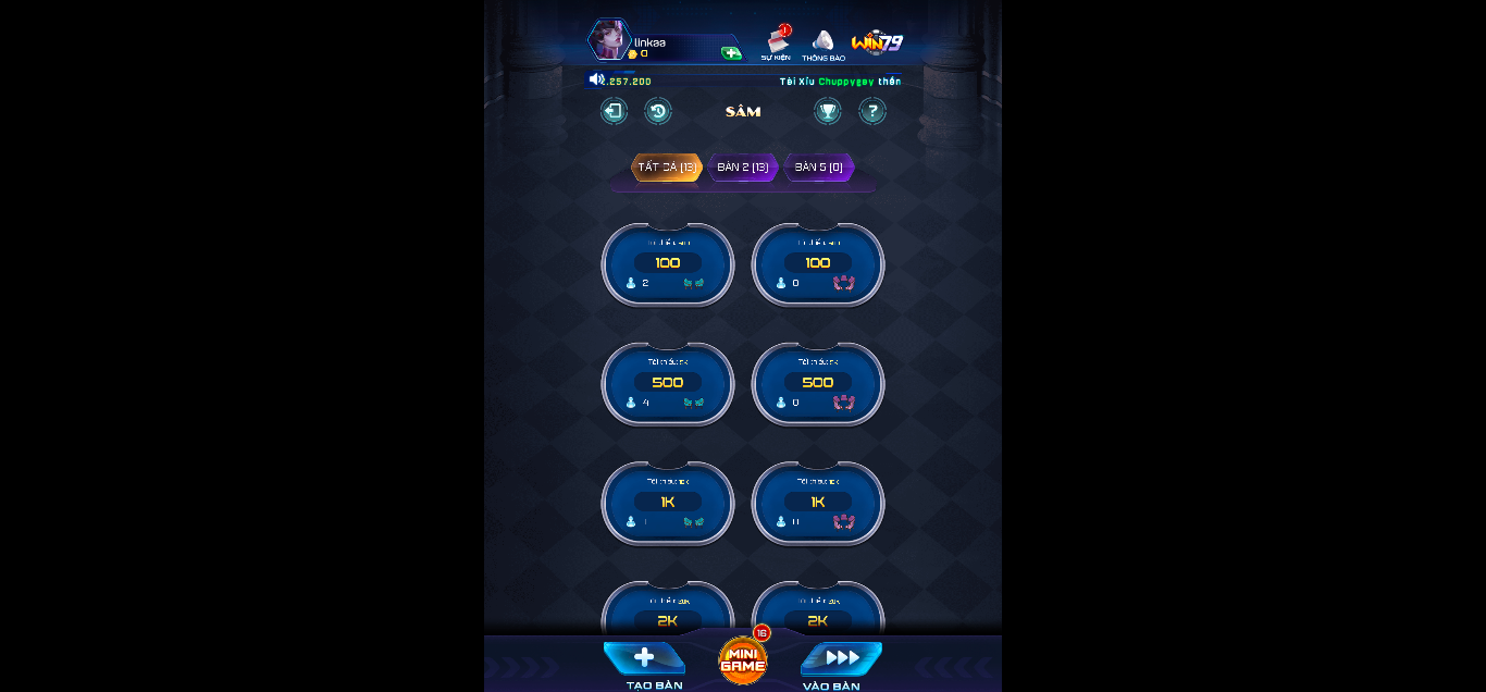 Hướng dẫn cách tham gia game bài đổi thưởng uy tín Sâm Win79