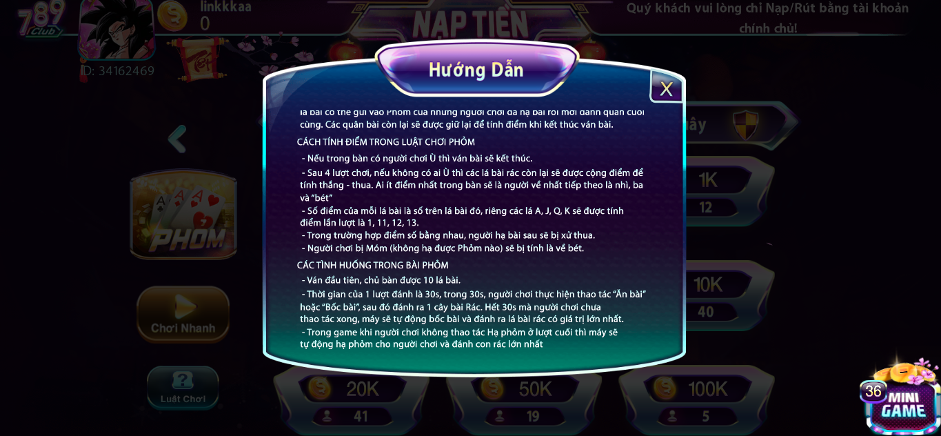 Chiến thuật chiến thắng Phỏm trong game bài đổi thưởng uy tín 789club