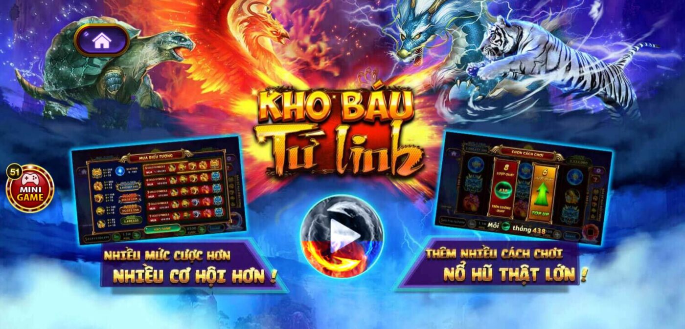 Kỹ năng chơi Kho Báu Tứ Linh từ cao thủ đánh bài đổi thưởng Go88