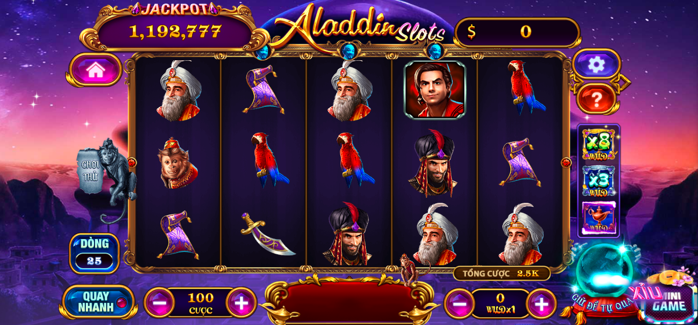 Những mẹo toàn thắng với Aladdin tại cổng game bài đổi thưởng 789club