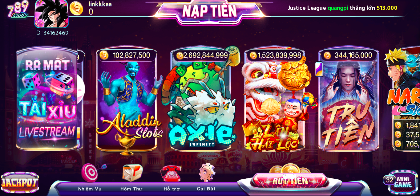 Giới thiệu về Lân hái lộc trong cổng game đánh bài đổi thưởng 789club