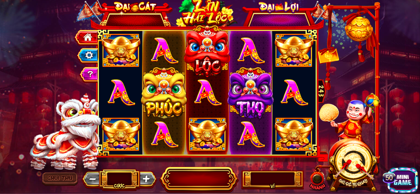 Hướng dẫn chơi Lân Hái Lộc tại cổng đánh bài đổi thưởng 789club