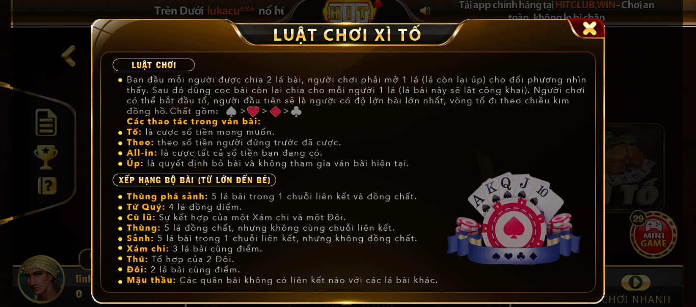 Tuyệt chiêu chinh phục game bài đổi thưởng Xì tố Hitclub cho tân thủ